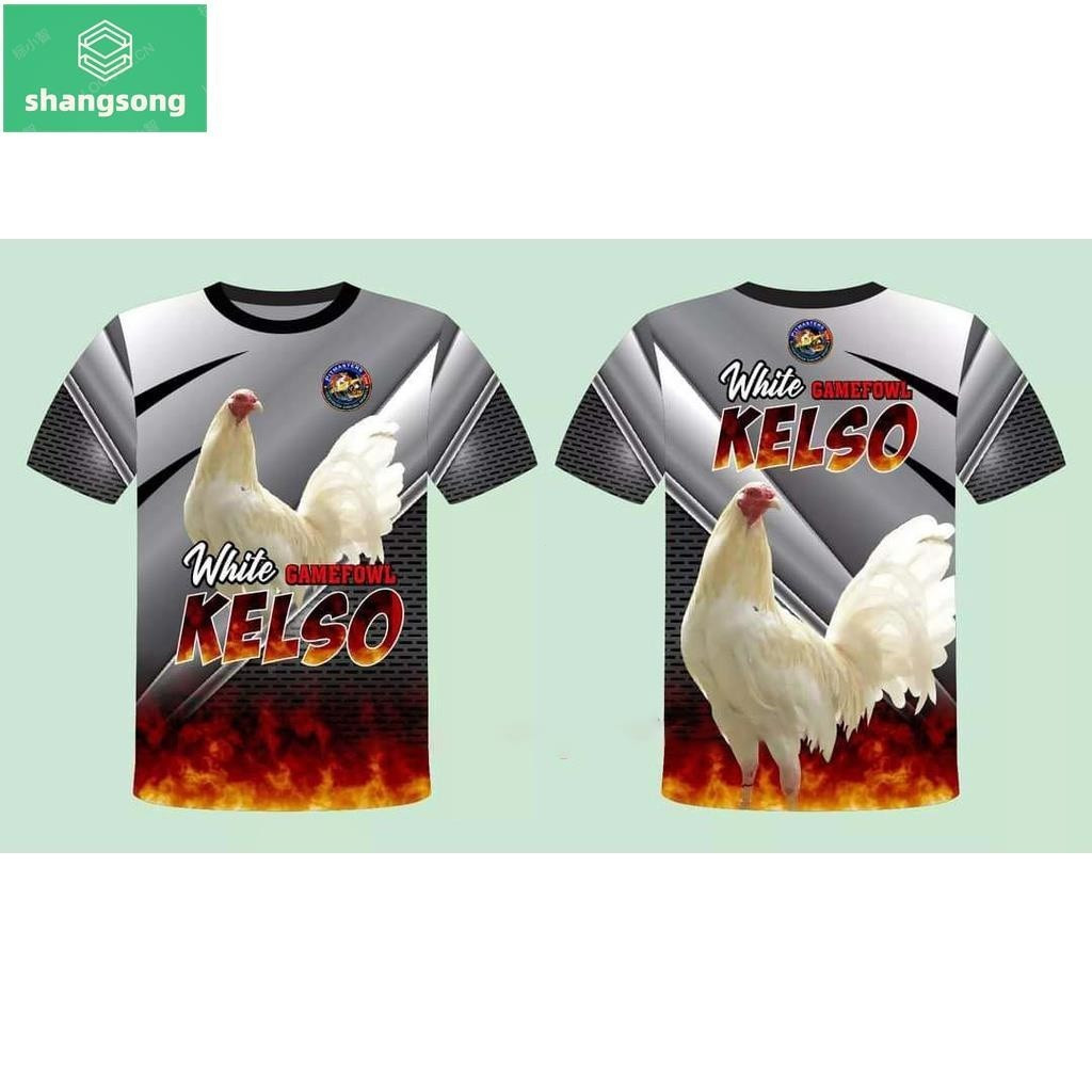 FULL SABLIMATION ONLINE SABONG DESIGN รอบคอคุณภาพสูง Fully Sublimated 3D T เสื้อ 11
