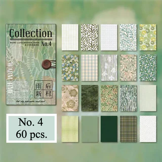 (พร้อมส่ง🇹🇭) กระดาษพื้นผิวผ้า กระดาษหยาบ หลากหลายลวดลาย Retro Cloth Material Paper ใช้ทำแสตมป์ได้