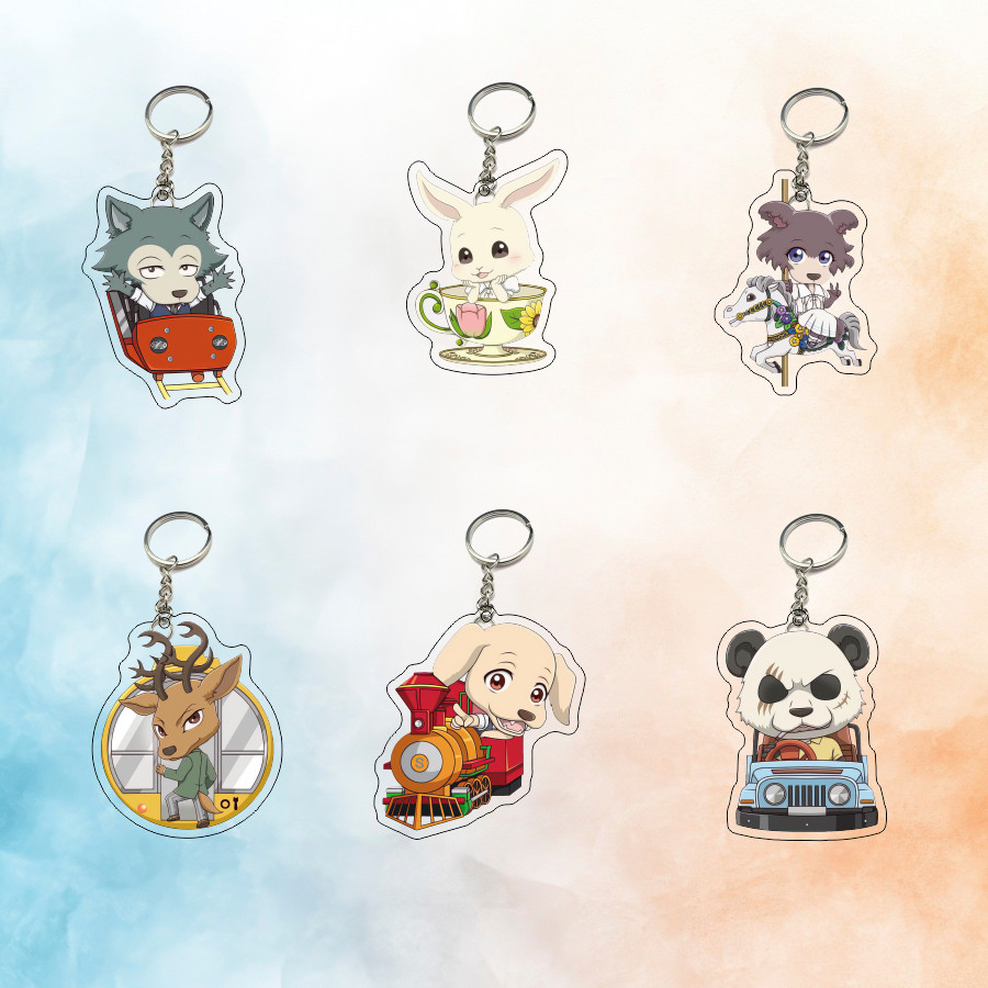 พวงกุญแจ Chibi BEASTARS Mica น่ารัก อุปกรณ์ตกแต่งชบาน่ารัก (BEAS)