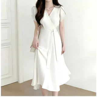 สินค้าใหม่ ชุดเดรสยาวสีฟ้า สไตล์เกาหลี แบบสวมงานพิธีหรืองานเลี้ยง สำหรับสตรี ขนาดใหญ่ XXXL