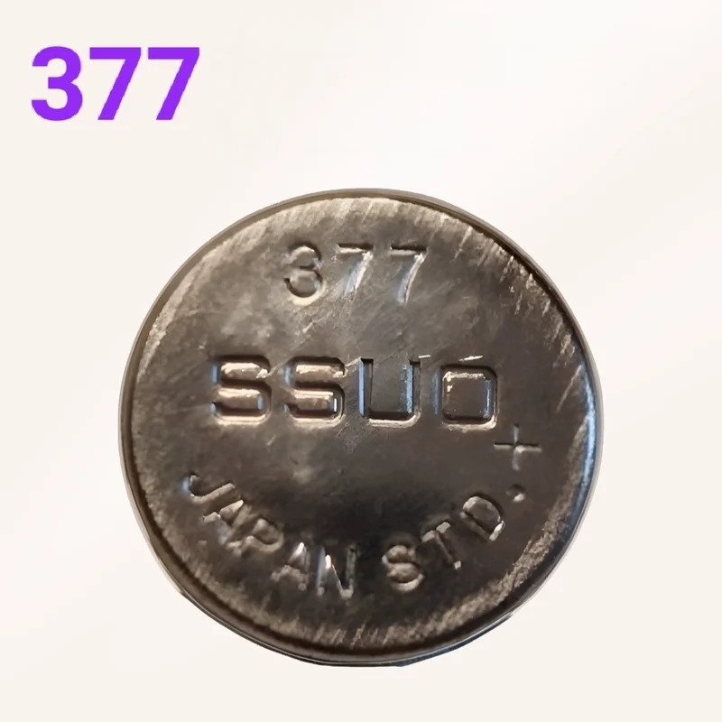 2 ชิ้น/ล็อต 377 แบตเตอรี่ SSUO 377A แบตเตอรี่ LR626H SR626SW