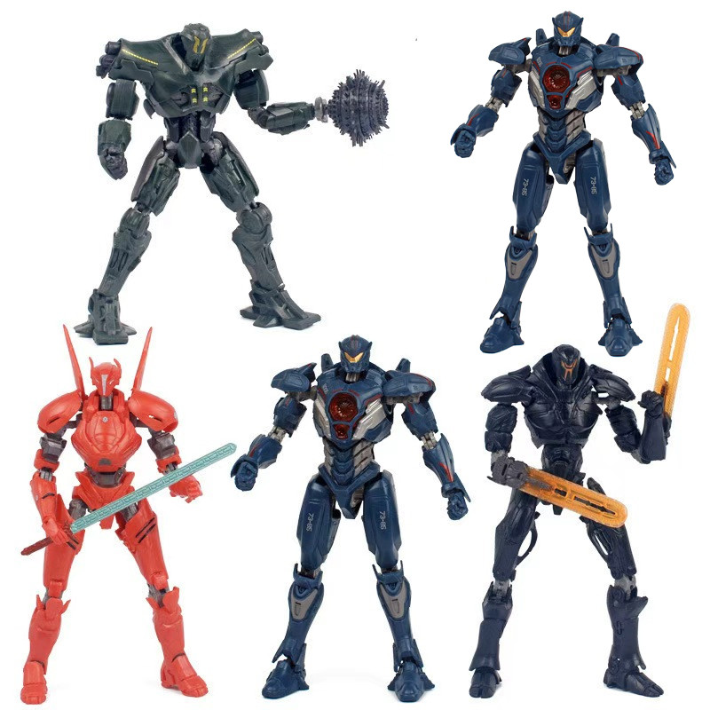 Neca Pacific Rim Movable Joint ของเล่น Gipsy Avenger Obsidian Fury Saber Athena Action Figure Collection ของเล่น