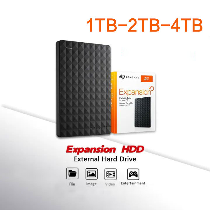 SEAGATE ⚡️ ซีเกท ซีเกท ⚡️ ฮาร์ดไดรฟ์ภายนอก 1TB/2TB/4TB USB 3.0 ราคา ถูกที่สุด ดีลบีเคเค