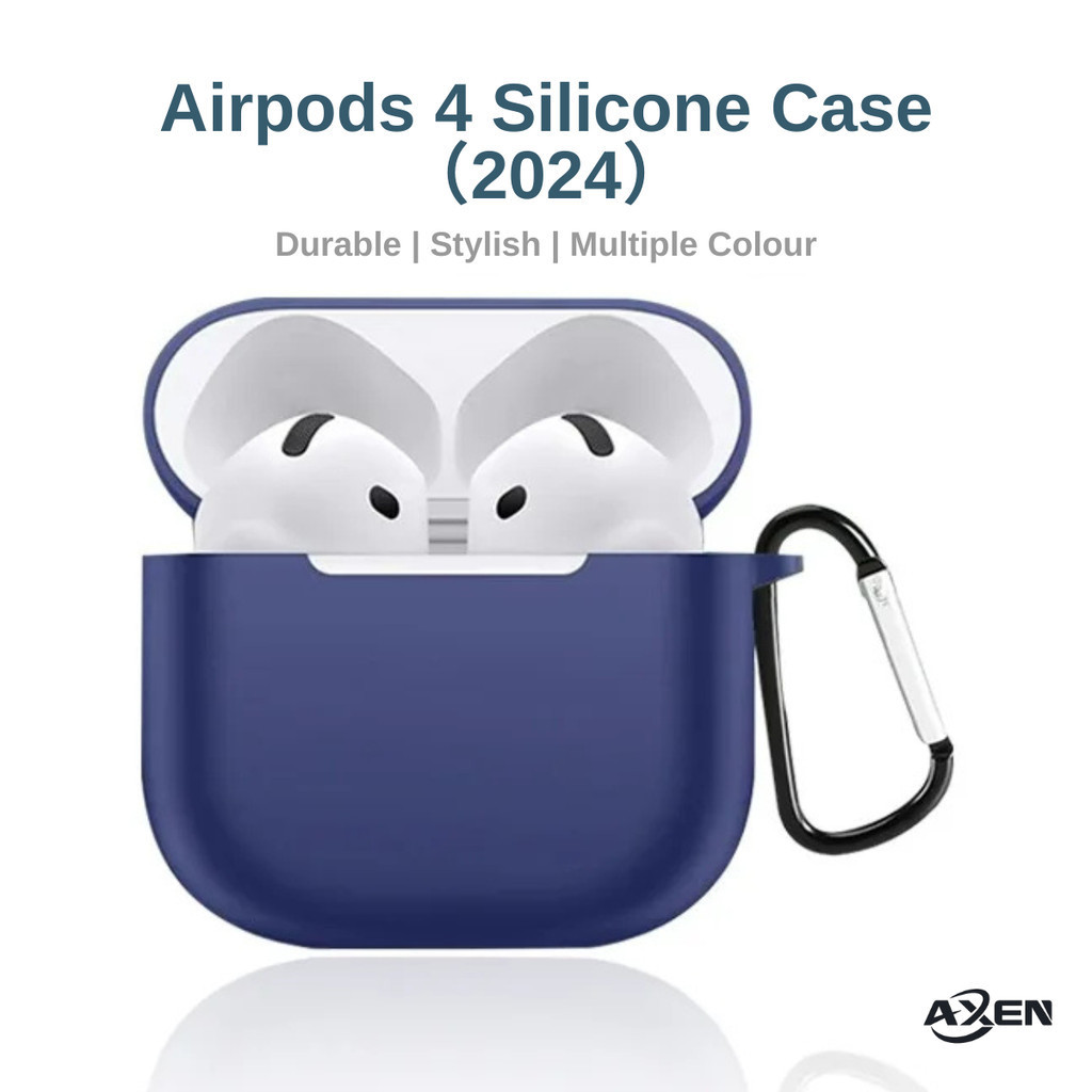 แอร์พอด 4 (2024) เคสหูฟัง ซิลิโคน กันกระแทก ฝาครอบป้องกัน กรณี | ฝาครอบเคส Airpod 4