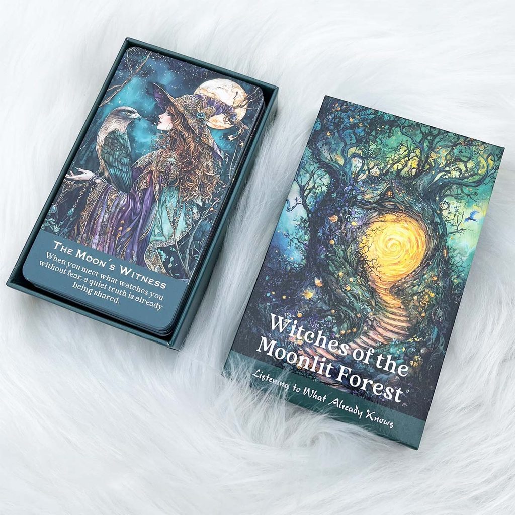 54 ชิ้น 13x8 ซม. Witches Of The Moonlit Forest Oracle ฟัง รูปที่ 4