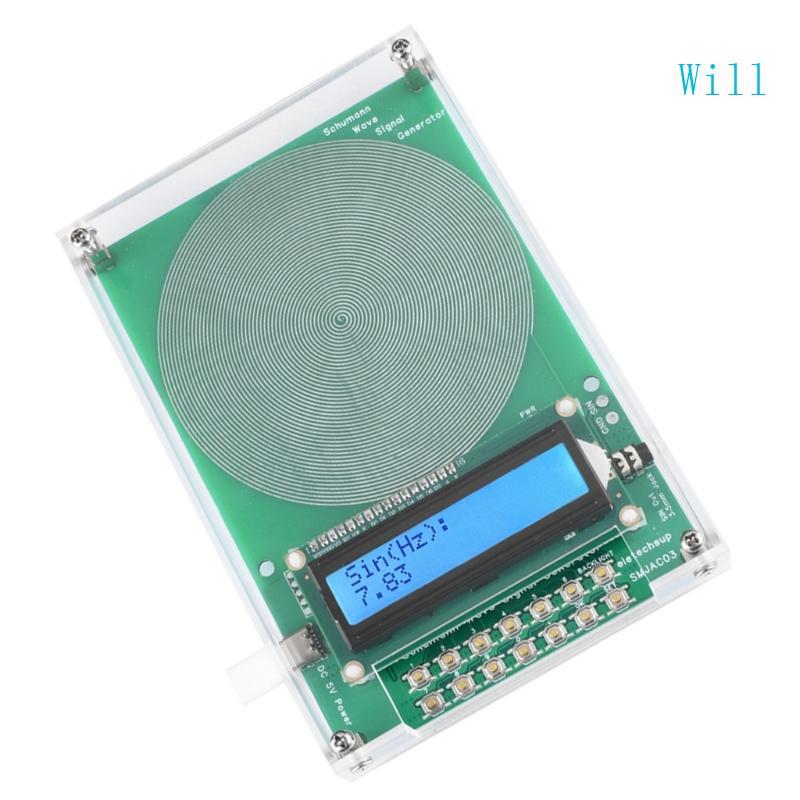 จะปรับความถี่ Schumann Waves Generator 7 83Hz Sine Waves พร้อมอินเทอร์เฟซพลังงาน Type C 001Hz 100000