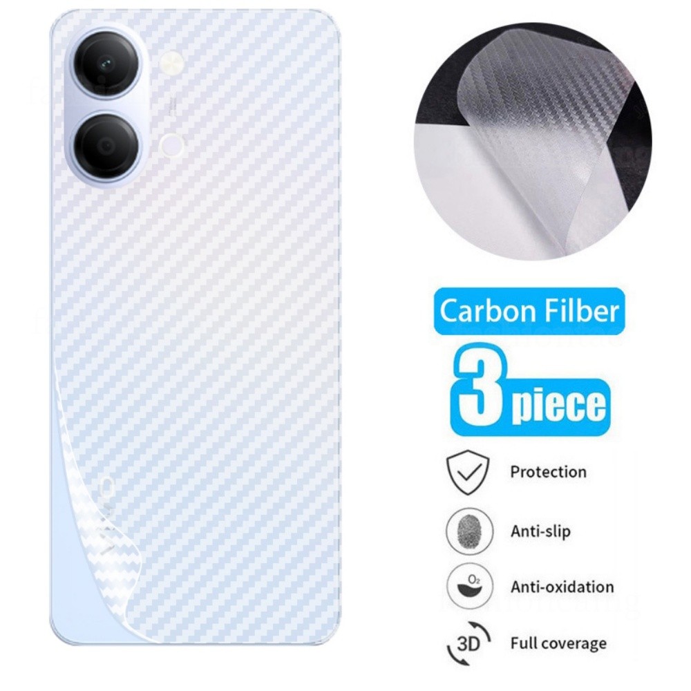 คาร์บอนไฟเบอร์โทรศัพท์หน้าจอกลับฟิล์มสําหรับVivo Y05 Y11d Y21d Y31d VivoY05 VivoY11d Y 05 05Y Y 11d 