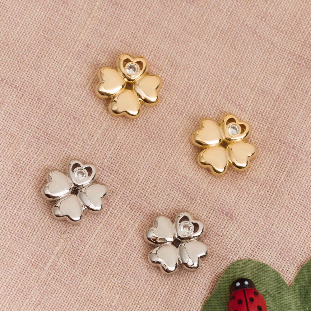 YVIS Hope Stud Brass Earring - Lucky Charm Collection