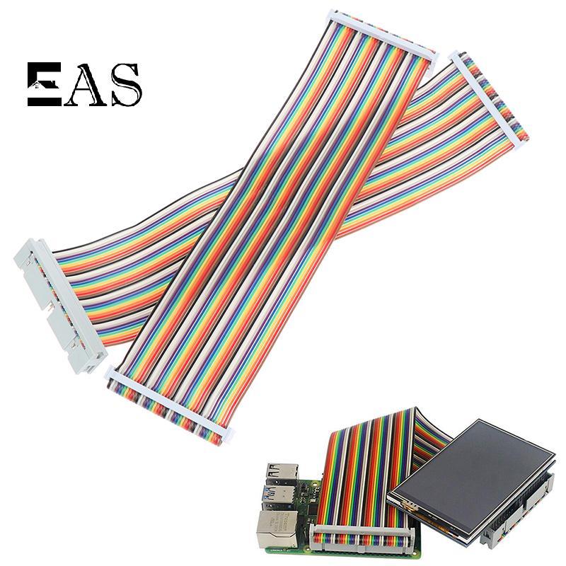 [EA] Raspberry Pi 40 Pin GPIO Cable Extension Wire สําหรับ Raspberry Pi 4B/3B GPIO Board TH