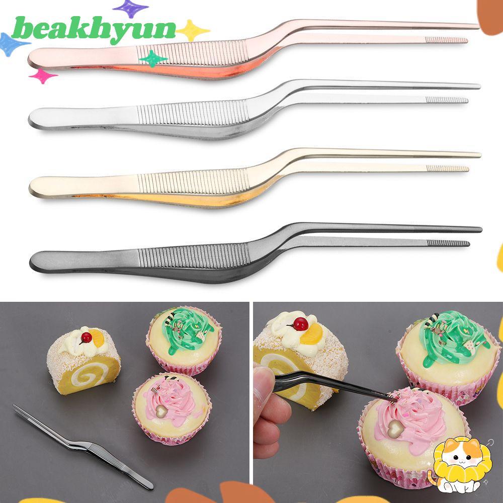 BYUN อาหาร Tweezer เครื่องมือครัวร้อนการนําเสนอคลิปบาร์บีคิว