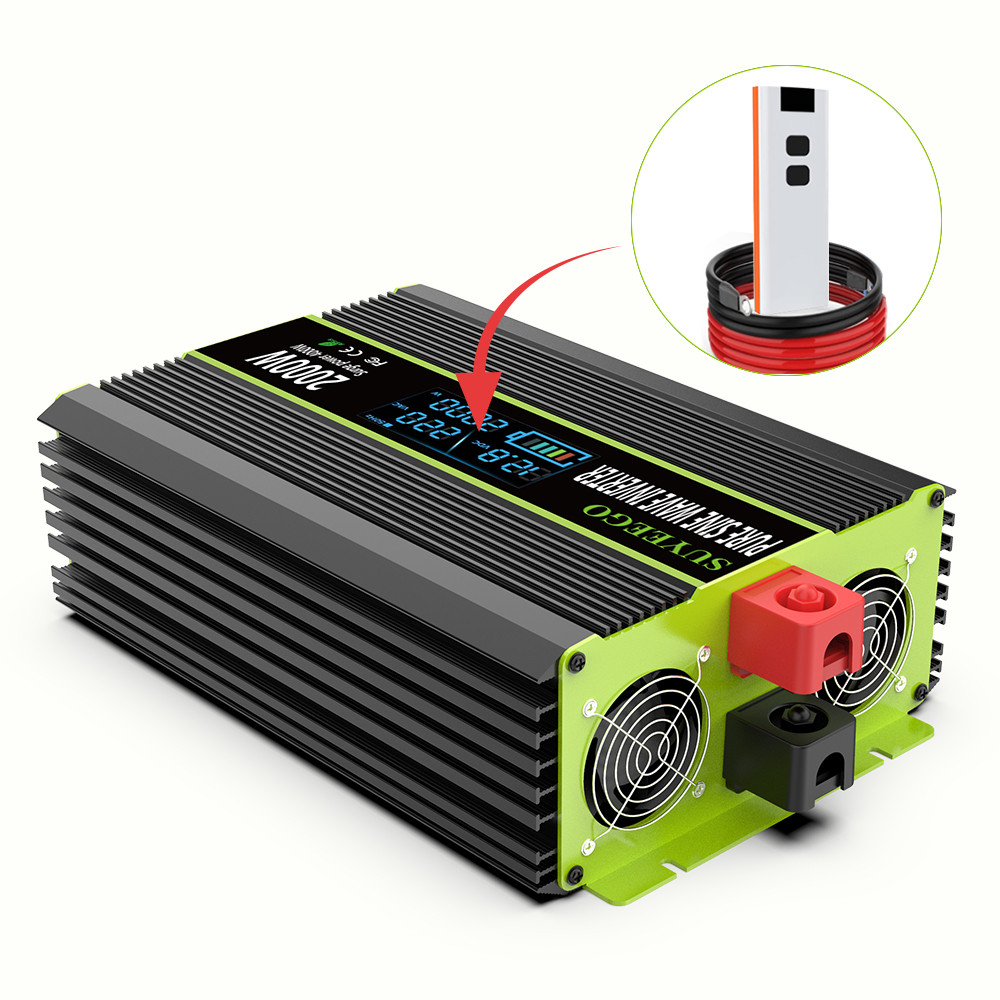 SUYEEGO DC อินเวอร์เตอร์ 1000W 2000W 3000W 4000W 5000W Off Grid ความถี่สูง Pure Sine Wave 12V Power 