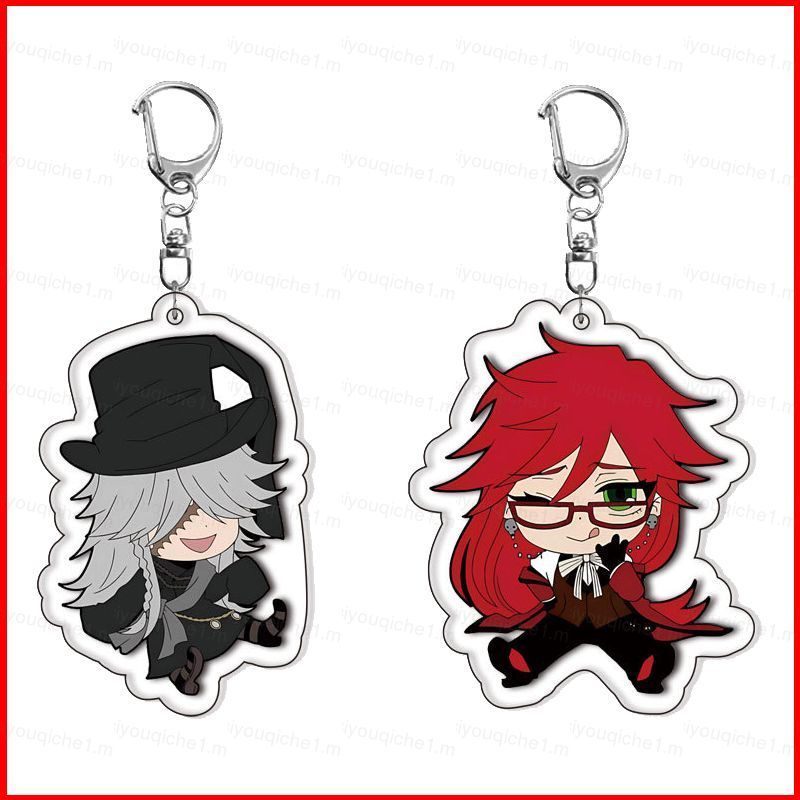 SY2 บัตเลอร์สีดําพวงกุญแจอะคริลิคกระเป๋าเป้สะพายหลังจี้กระเป๋าอุปกรณ์เสริมอะนิเมะ Periphery YS2