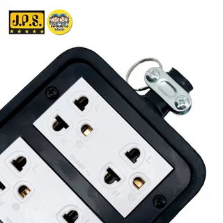 **ไม่มีเบรกเกอร์** JPS บล็อกยาง 4x4 มินิ รุ่น G2G-022 พร้อมปลั๊กกราวด์คู่ ปลั๊กพ่วง ปลั๊กสนาม บล็อกยางเต้ารับ