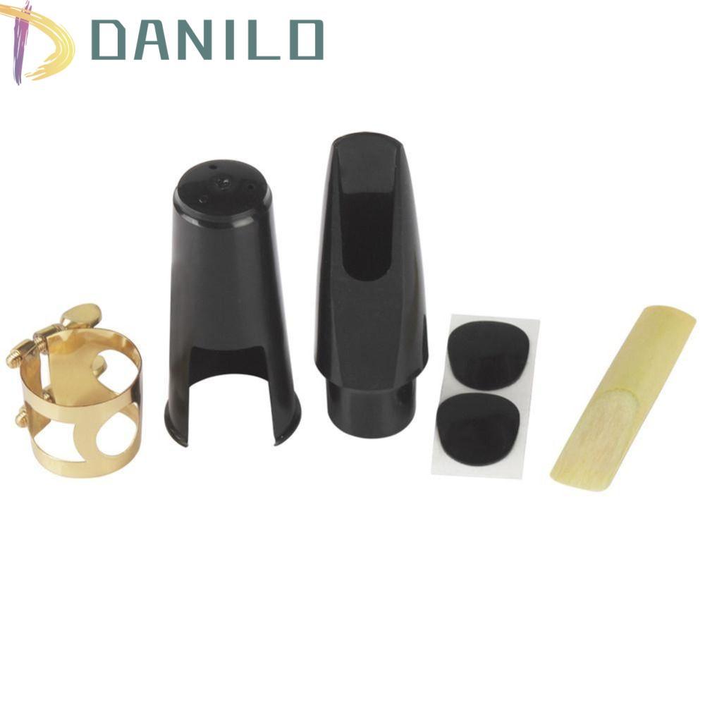DANILO แซ็กโซโฟน Mouthpiece, Alto/Tenor/Sopราโน หัว Sax ชุดเครื่องมือ, Professional พร้อมหมวกทันตกรรม Pad โลหะหัวเข็มขัด Clarinet Mouthpiece Woodwind