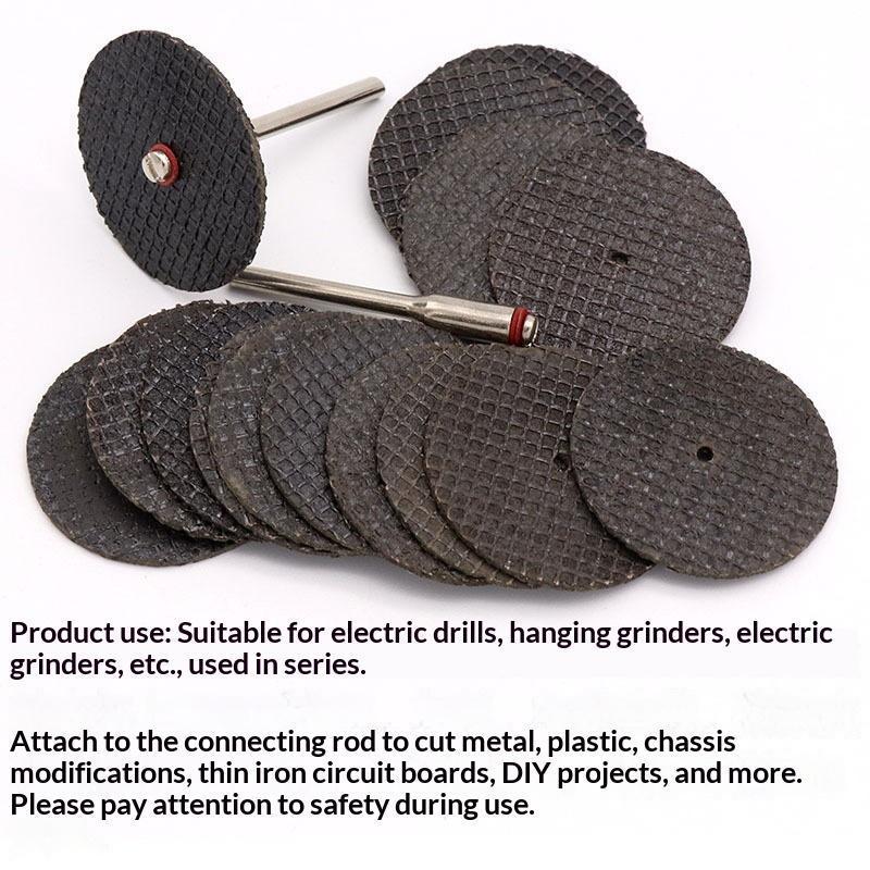 Form & Art 11/21/25/54 ชิ้นแผ่นขัดตัด 32 มม.Mandrelsบดล้อสําหรับDremelตัดโลหะโรตารี่เครื่องมือเลื่อย