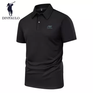 DIVPAULO PoloShirt P Collection 5899-RIII เสื้อโปโลกีฬา ออกกำลังกาย ผ้าแห้งไว ทรงหลวม