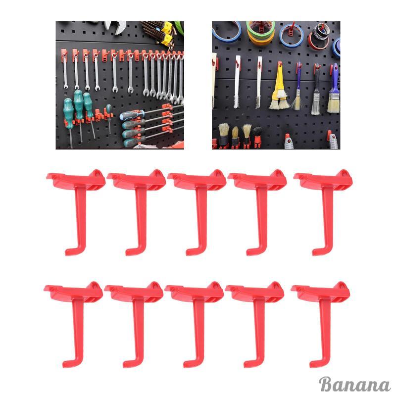 [ในสต็อก] 10 ชิ้น Pegboard ตะขอซ็อกเก็ตประแจผู้ถือแร็คเมตริกประแจ Widget เครื่องมือ
