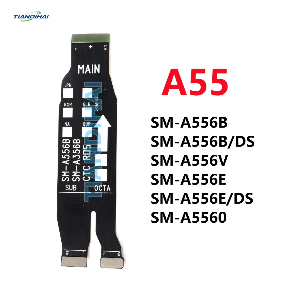 สําหรับ Samsung Galaxy A55 A556B A556B/DS A556V A556 หลัก SUB สายชาร์จบอร์ดเชื่อมต่อ USB เมนบอร์ด Fl