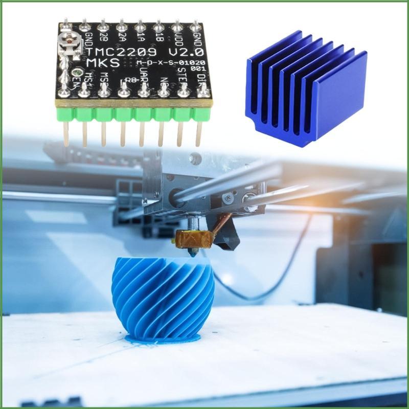 BON TMC2209 Stepper Motor Driver Board พร้อมฮีทซิงค์สําหรับอุปกรณ์การพิมพ์ 3D
