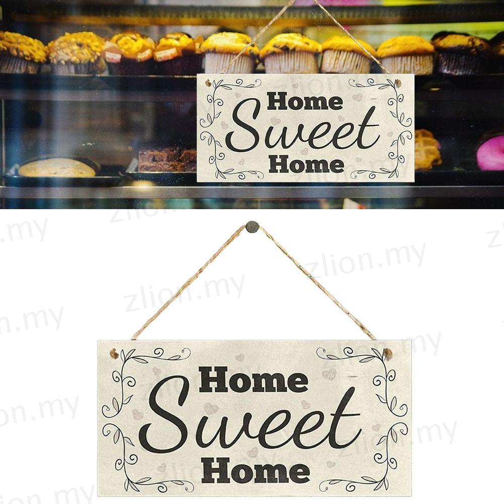 ZLION โรงแรม Bulletin Board, Sweet Home Sign ป้ายประตูไม้, สะดวกต่อการใช้งานป้ายบ้านประตูแผ่นห้องลอง