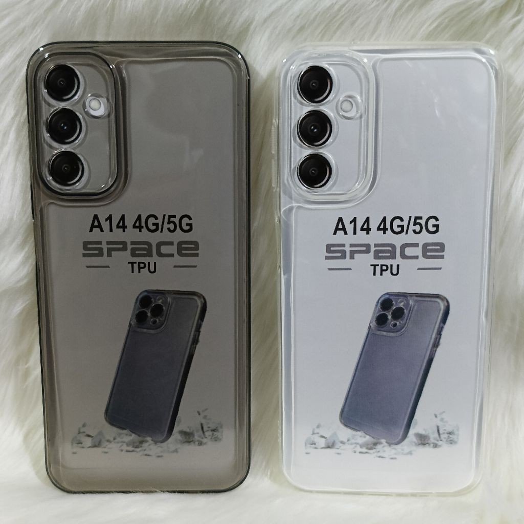 SAMSUNG เคสTPUสําหรับSamsung A14 5G/A14 Lite 4G/A14 4Gซิลิโคนใสป้องกันหลังกล้องHP Full Caret