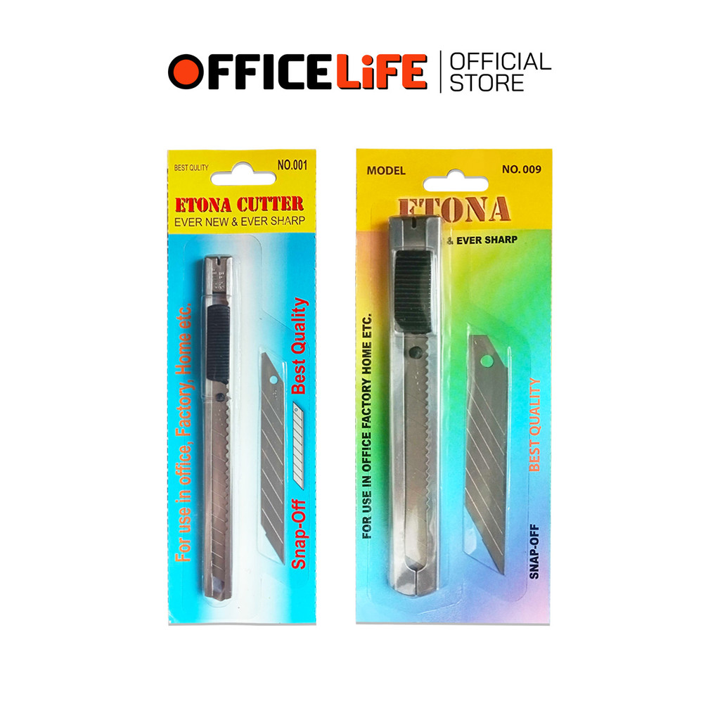 Etona(อีโทนา) ชุดคัตเตอร์ รุ่น 001 / 009 ( 1 แพ็ค )