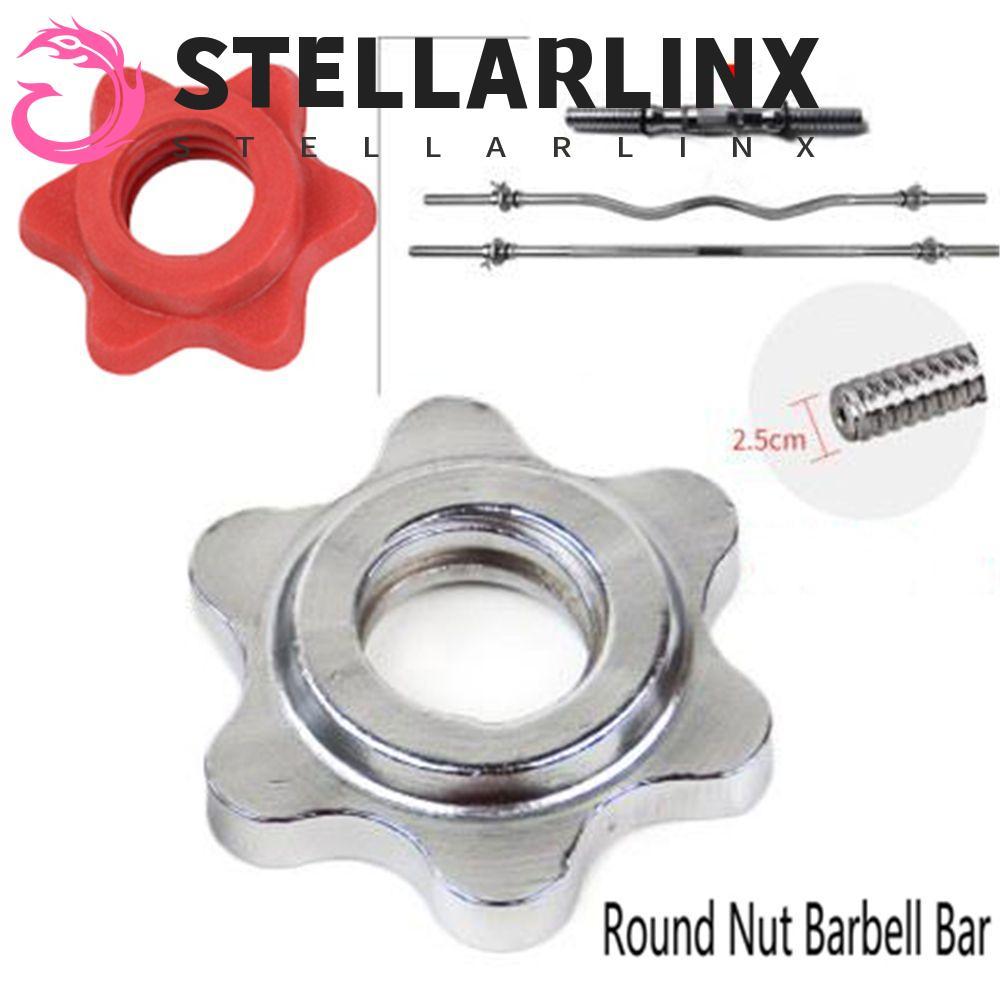 STELLARLINX Dumbell Nut เหล็กทนทาน Clamps Dumbell Fixed Dumbell อุปกรณ์เสริม Spin-lock Collar Screw