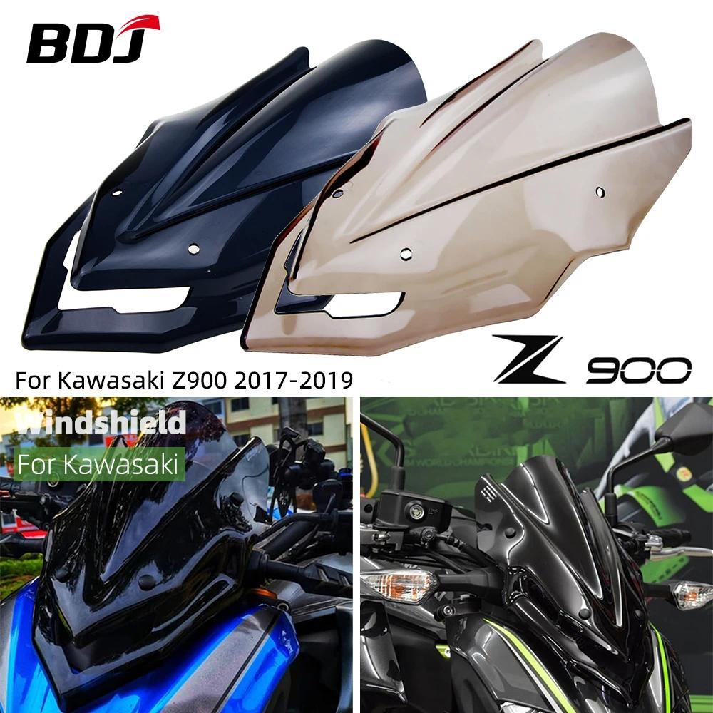 BDJ Z900 2019 กระจกหน้ารถมอเตอร์ไซค์กระจกบังลมหน้าจอ Deflector สำหรับ Kawasaki Z900 2017 Z 900 2018 