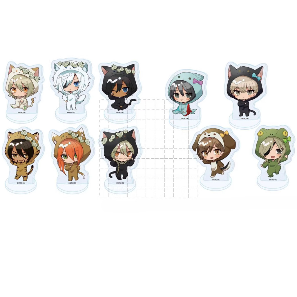 เกม DRAMAtical Murder อะคริลิคตุ๊กตาอะนิเมะ Asato Youji Akira Konoe รูปคอสเพลย์ของเล่นของขวัญ