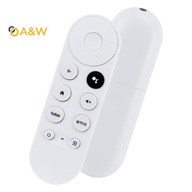 A & W เหมาะสําหรับ CHROMECAST TV Voice Set-Top กล่องเปลี่ยนรีโมทคอนโทรลสมาร์ททีวี G9N9N เสียง IR ระย