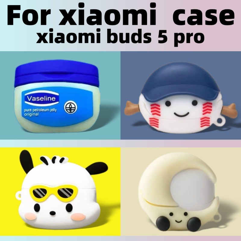 สําหรับ Xiaomi Buds 5 Pro กันกระแทกหูฟังฝาครอบ Xiaomi Buds 5 Pro ฝาครอบซิลิโคนกันกระแทก