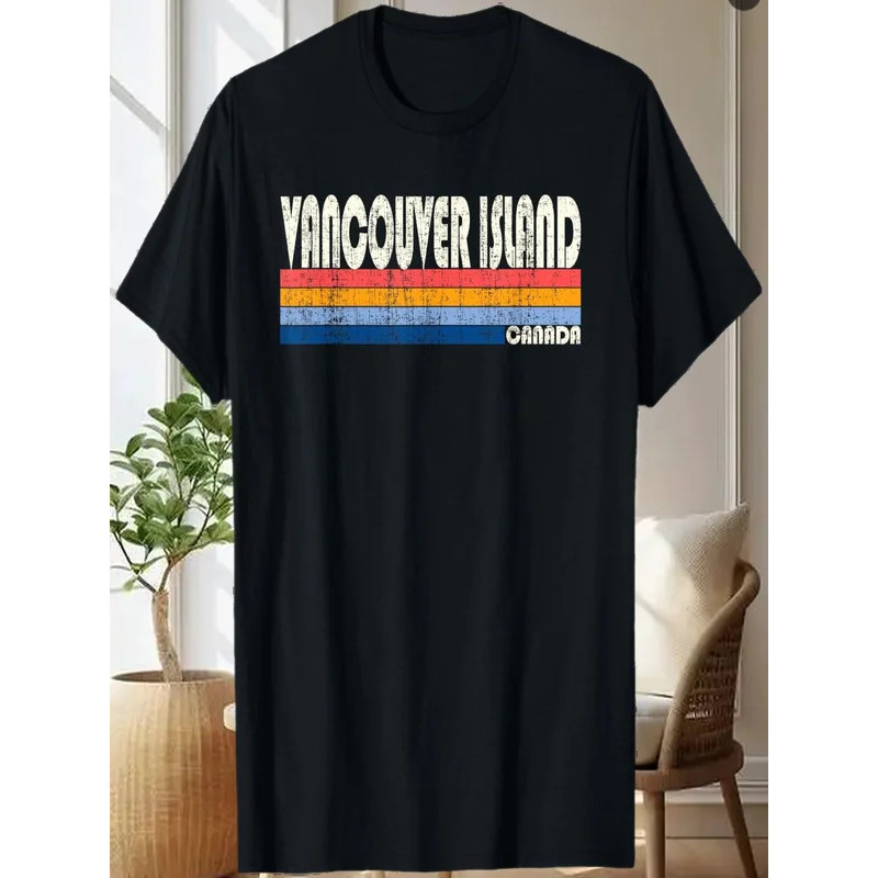 Vintage 70s 80s Style Vancouver Island, Canada T-Shirt