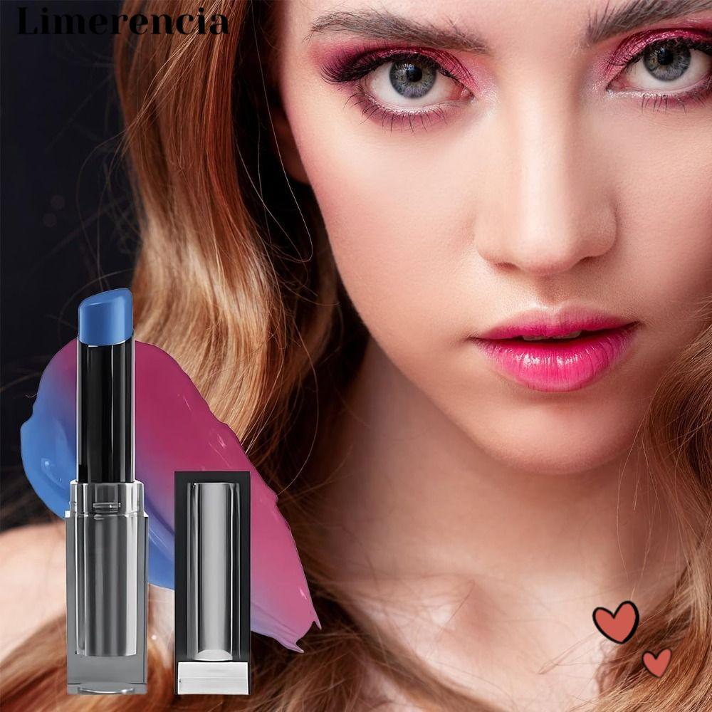 LIMERENCIA Ph Changing Lipstick, PH Adjusting Lip Moisturizing Cheek Tint, Long Lasting Elegant Magi