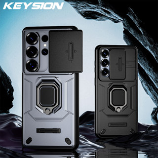 KEYSION เกราะกันกระแทกสําหรับ Samsung S26 Ultra 5G สไลด์กล้อ…