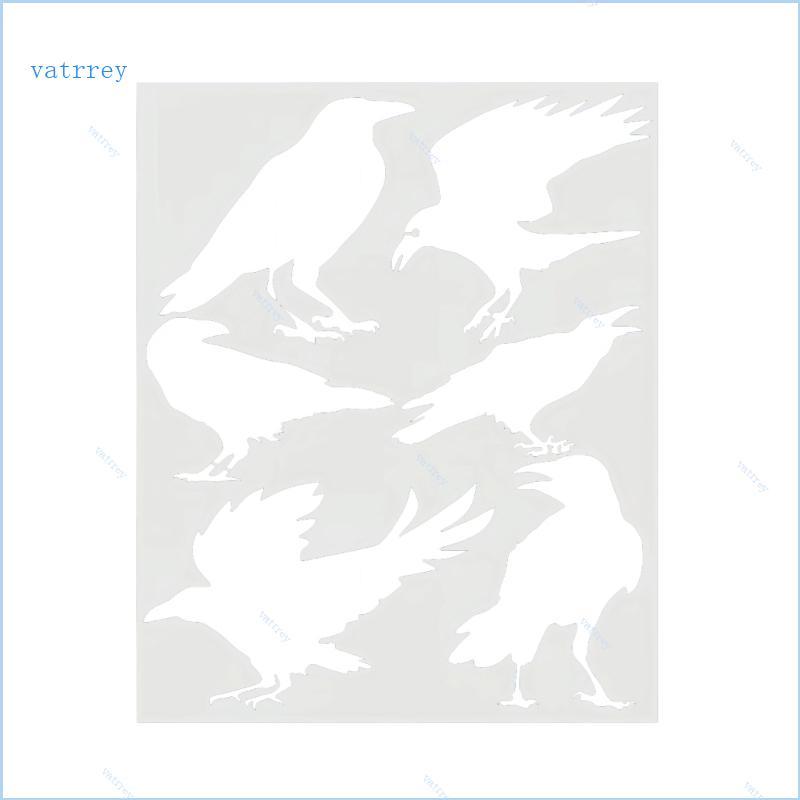 VA Gothic Ravens Bird Stencil Reusing Stencil Precisions Cut Ravens Bird Template