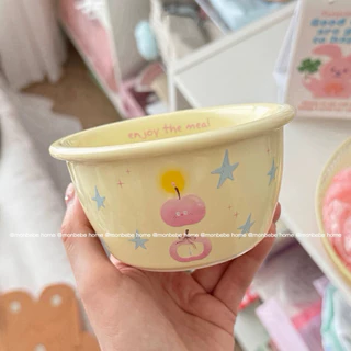 จานขนม ชามเซรามิก จานแอปเปิ้ลสตาร์ปิล🍎🌟 insของขวัญ พร้อมส่ง
