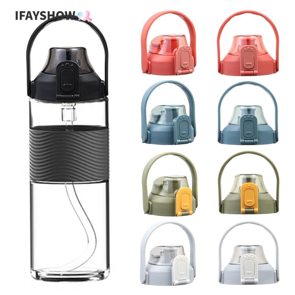 IFAYSHOW 1 ชิ้นถ้วย, อุปกรณ์เสริมขวด Tumbber ขวดฝาปิด, เดิมพร้อมที่จับ Splash Proof Therms ถ้วยฝาปิดสําหรับ 1000/1200/1500/1800ml