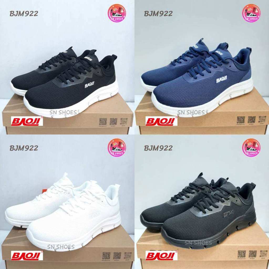 รองเท้าผ้าใบBAOJI เเท้100% BJM 922 รองเท้าผ้าใบผู้ชาย ไซร้ 41-45(รุ่นใหม่)