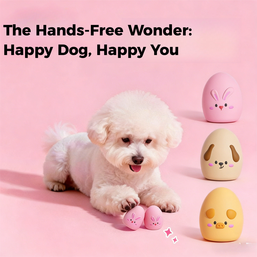 Crazy Toy Egg Dog Toy Self-Happy Voice Bite-Resistant Molar Small Dog Toy