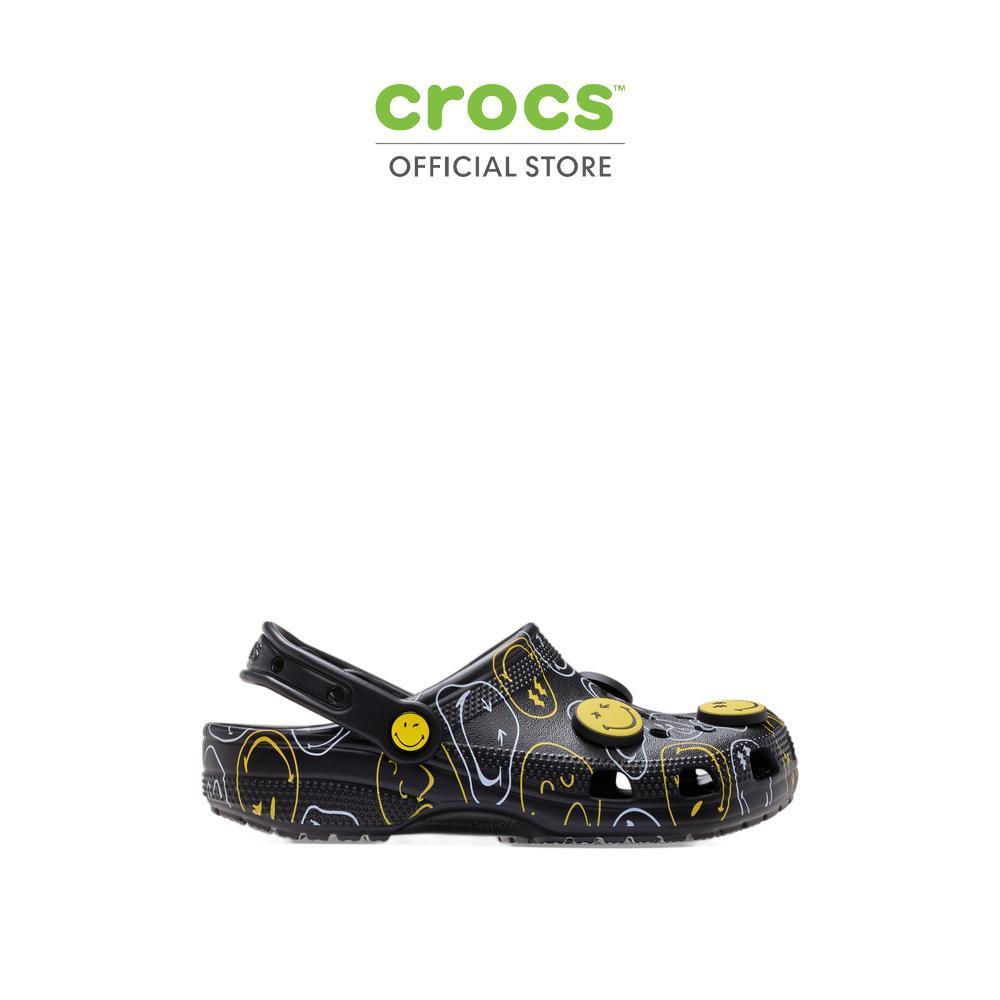 CROCS รองเท้าลำลองผู้ใหญ่ SMILEY CLASSIC CLOG  รุ่น 211693-90H - MULTI