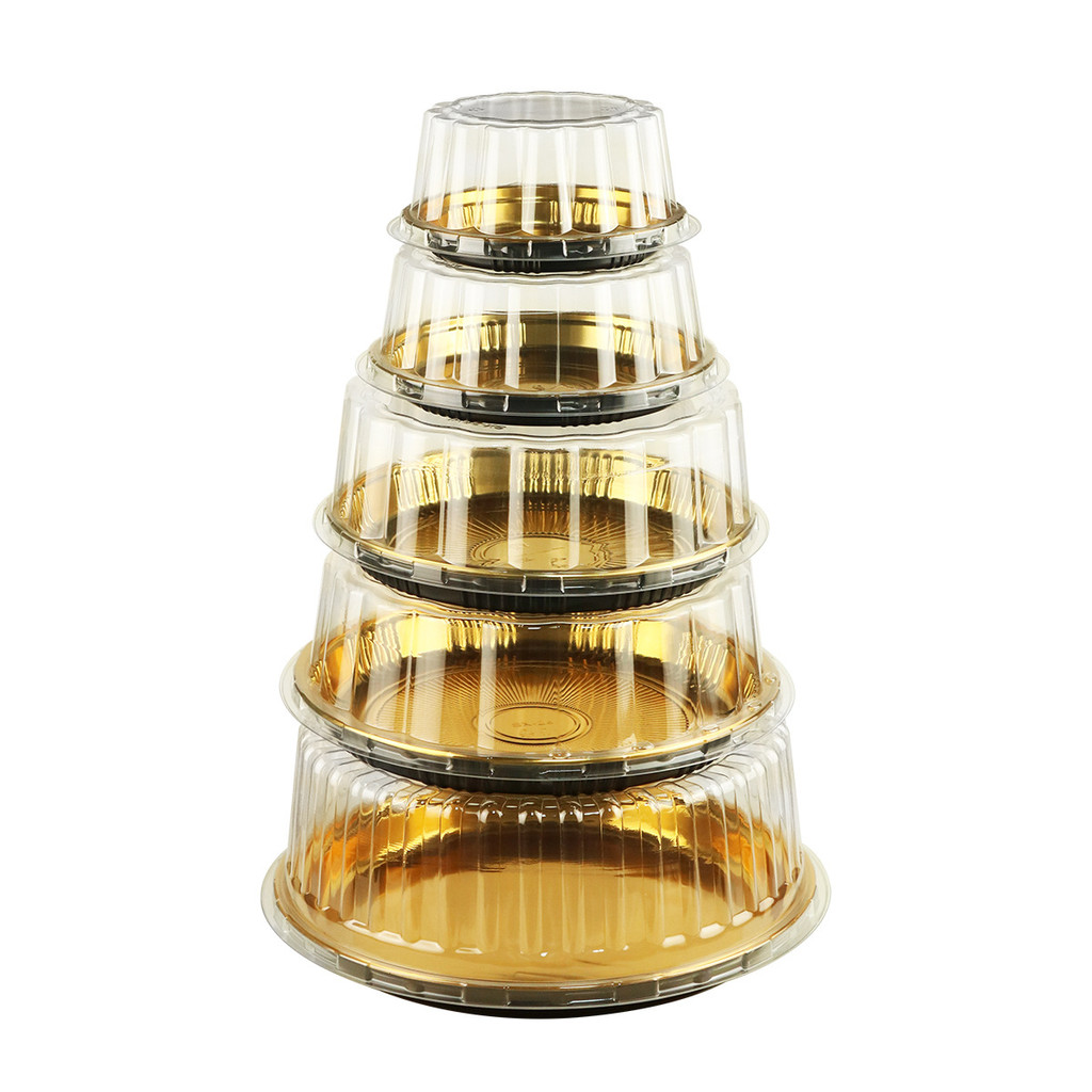 กล่องบรรจุซูชิทิ้ง High-End Fresh Salmon Sashimi Fruit Platter Golden Disc RONJ