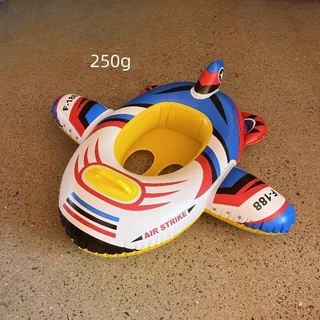 Baby Swimming Seat ห่วงยางเด็ก น่ารัก รูปร่างเครื่องบิน ด้วยพวงมาลัย ห่วงยางสวมขาเด็ก