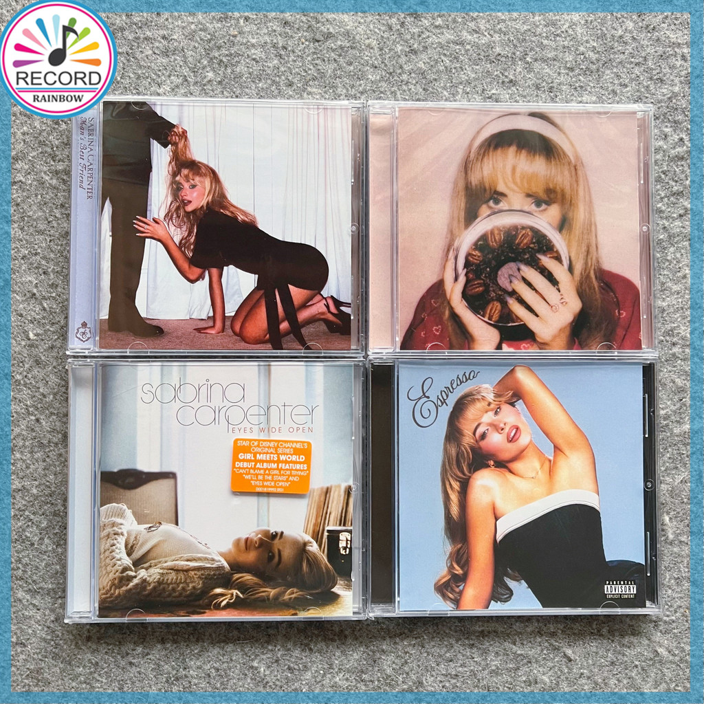 Sabrina Carpenter - Man's Best Friend, Eyes Wide Open, Fruitcake, Espresso 4 Albums Set Original CD Album [Sealed] Brand New