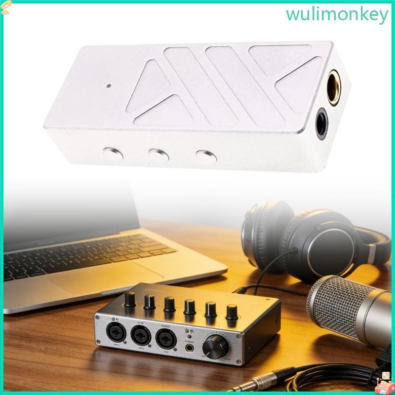 WU Professional ES9039Q2M USB C เครื่องขยายเสียงหูฟังแบบพกพา Music Enhancer Mini ถอดรหัสสําหรับสมาร์