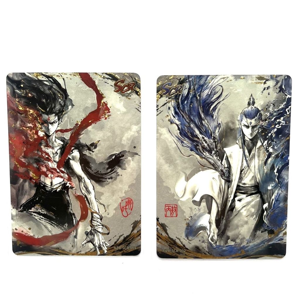 Lingyan Pack ระเบิดที่สอง SCR ครบชุด 2 การ์ด Nezha ครบชุดคอลเลกชัน Demon Boy Haihai Ao Bing