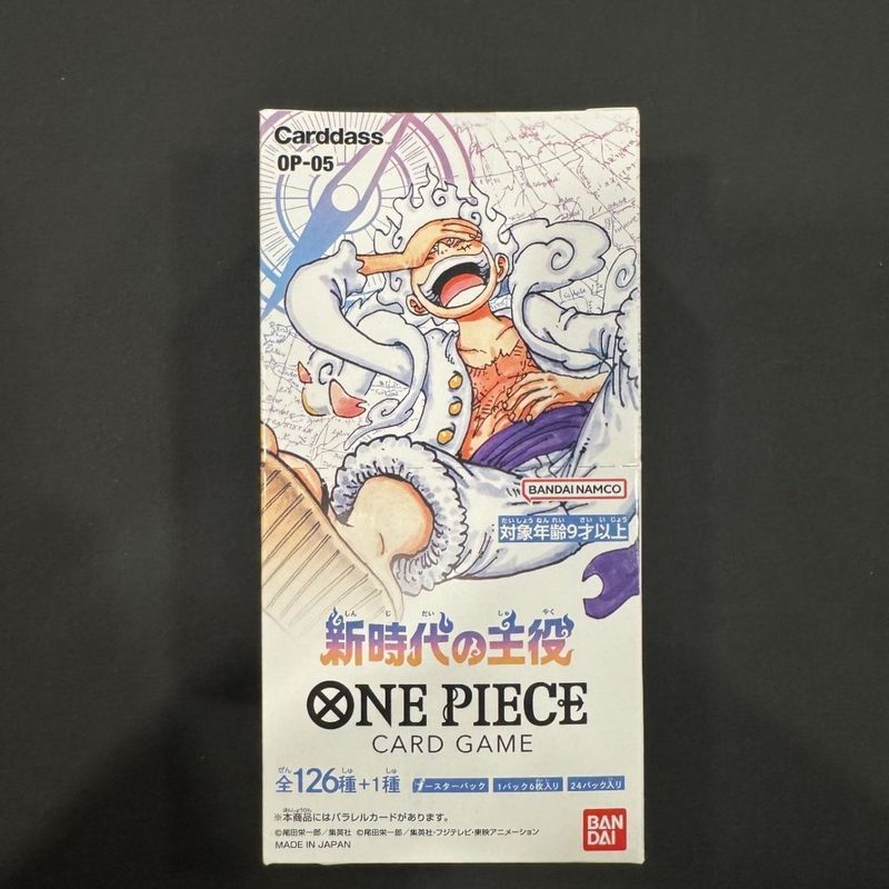เวอร์ชั่นญี่ปุ่น One Piece OP05 Bandai อาหารเสริมการ์ดญี่ปุ่น OPCG Original Box One Piece ของแท้ใหม่