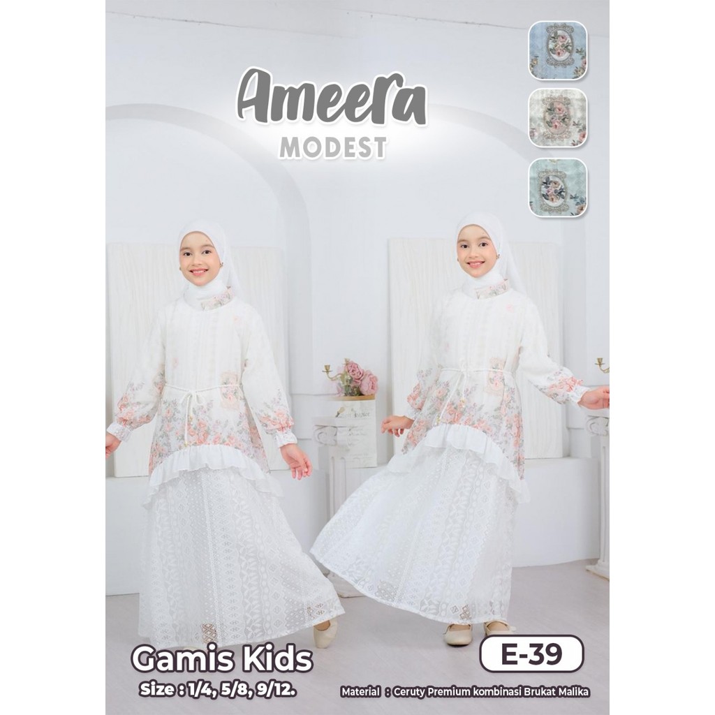 Gamis Kids Ameera Modets F39 1/4