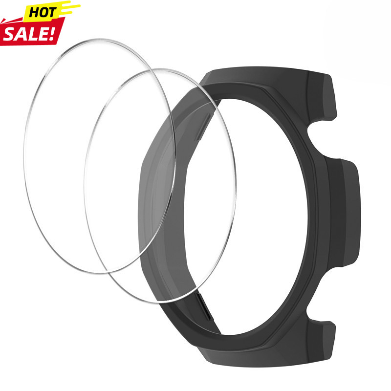 กระจกนิรภัย + กรณีเข้ากันได้สําหรับ Huawei GT 6 Pro 46 มม. + ฟิล์มป้องกันหน้าจอสําหรับ Huawei GT6 P