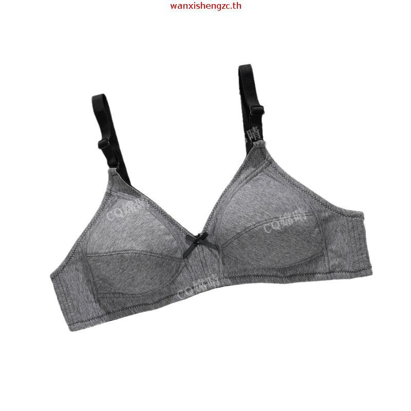 Wacoal Basic Bra สีชมพู (WR) ไม่มีโครง Wireless Bra เต็มคัพ เก็บทรง เสริมฟองบาง 3 ตะขอ รุ่น WB9M34 (