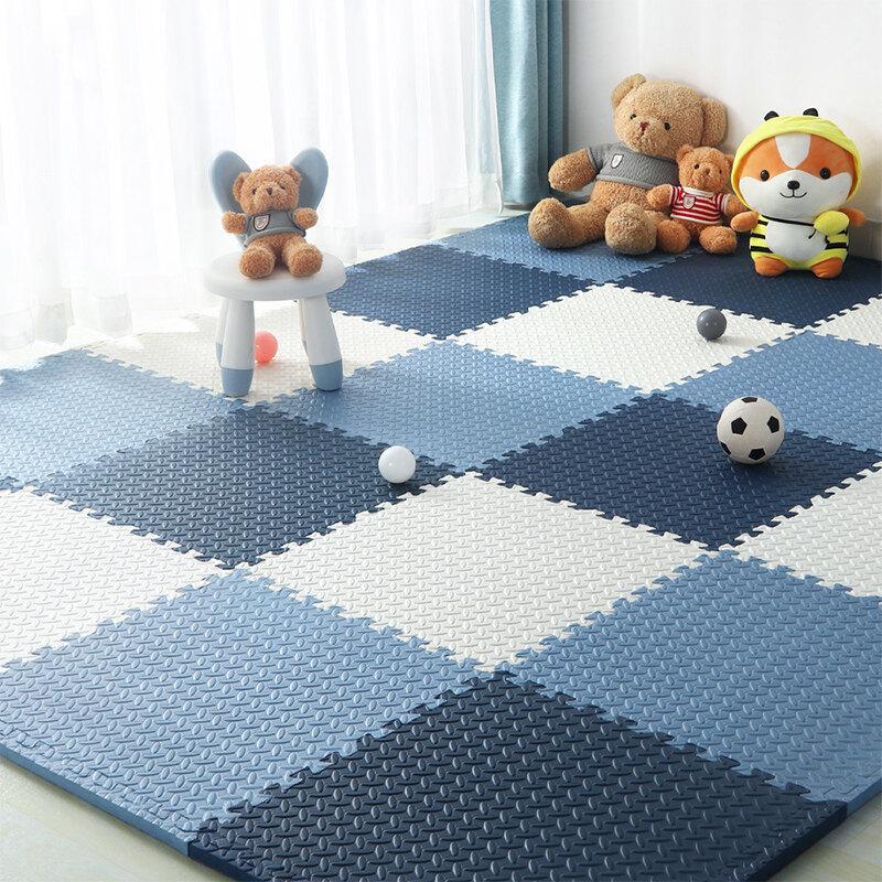 60×60×2ซม แผ่นรองคลาน มีขอบปิดให้ 2 แผ่น ผลิตจาก EVA เสื่อรองคลาน เสื่อรองคลาน แผ่นโฟมปูพื้น รองคลาน จิ๊กซอว์ปูพื้น ราคา ถูกที่สุด ดีลบีเคเค แกลเลอรีภาพที่ 8